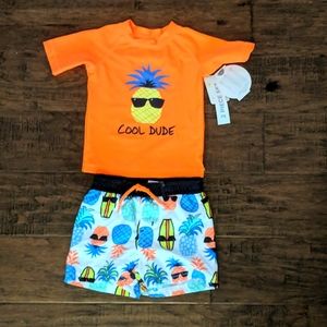 NWT Boys toddler swim set